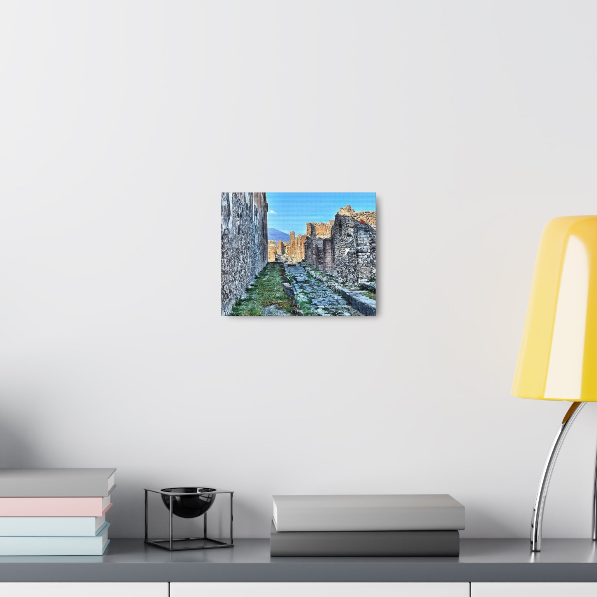 Streets of Pompeii Italy Canvas Wrap