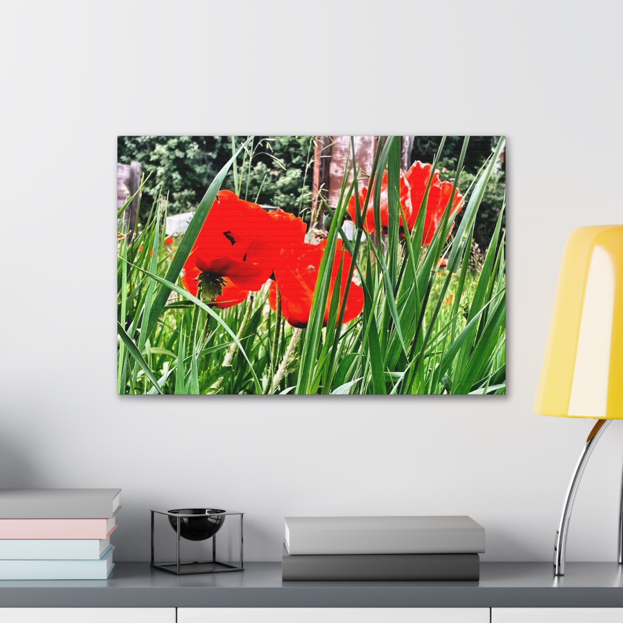 Utah Poppies Canvas Wrap