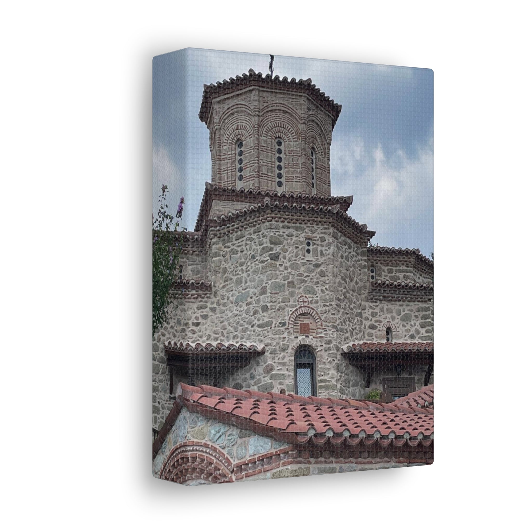 Greek Monastery Canvas Wrap