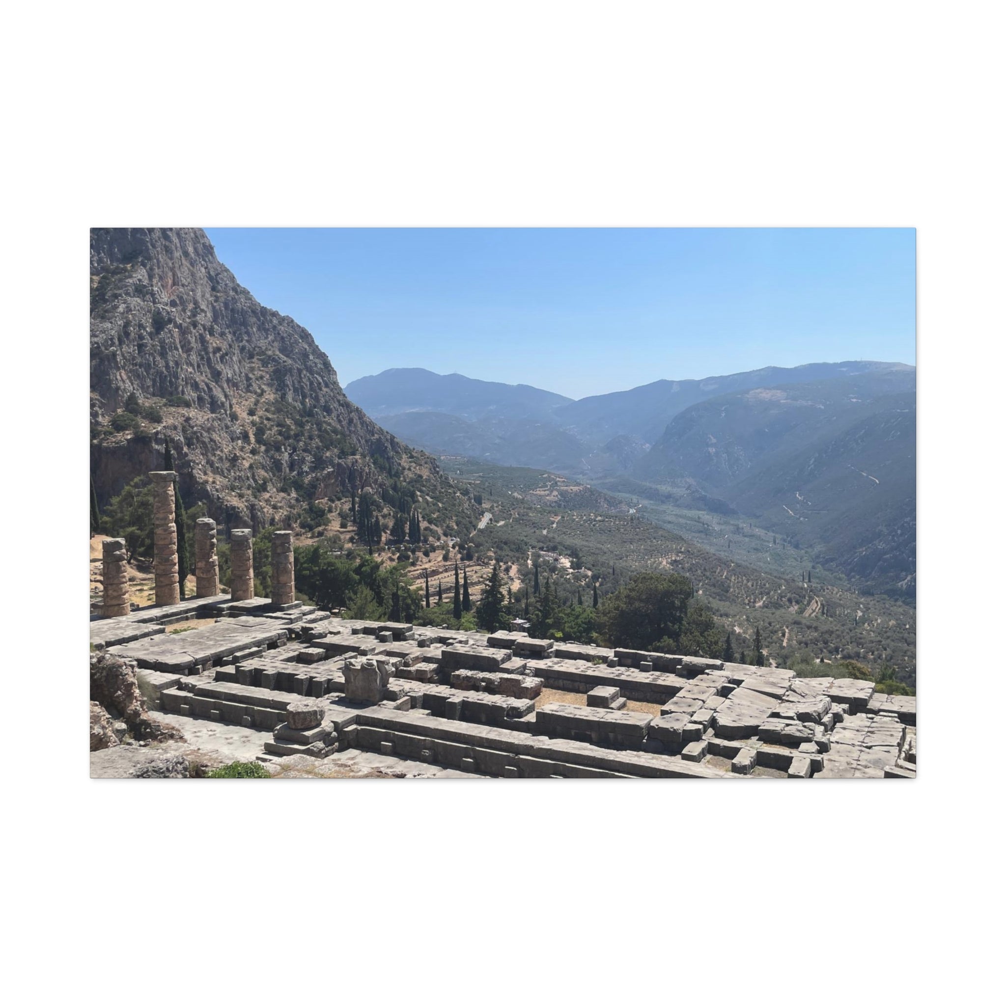 Ancient Delphi Greece Canvas Wrap