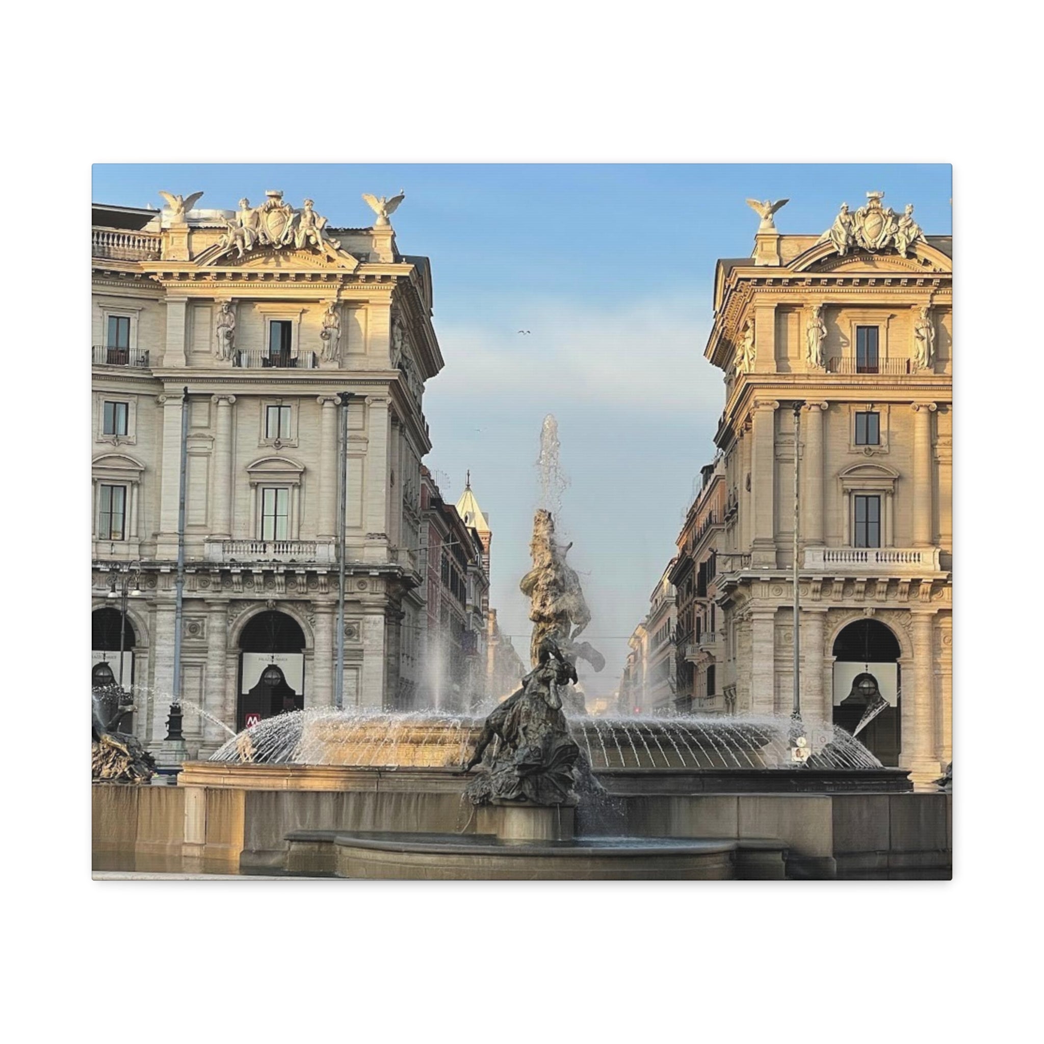 Rome Italy Canvas Wrap