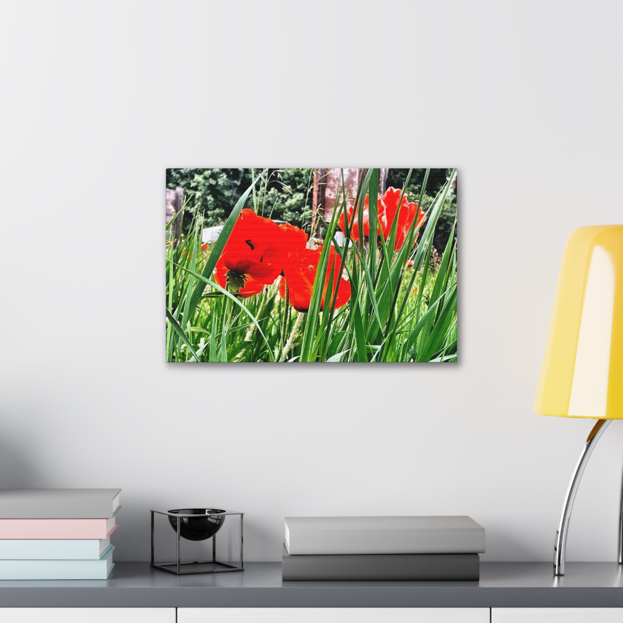 Utah Poppies Canvas Wrap