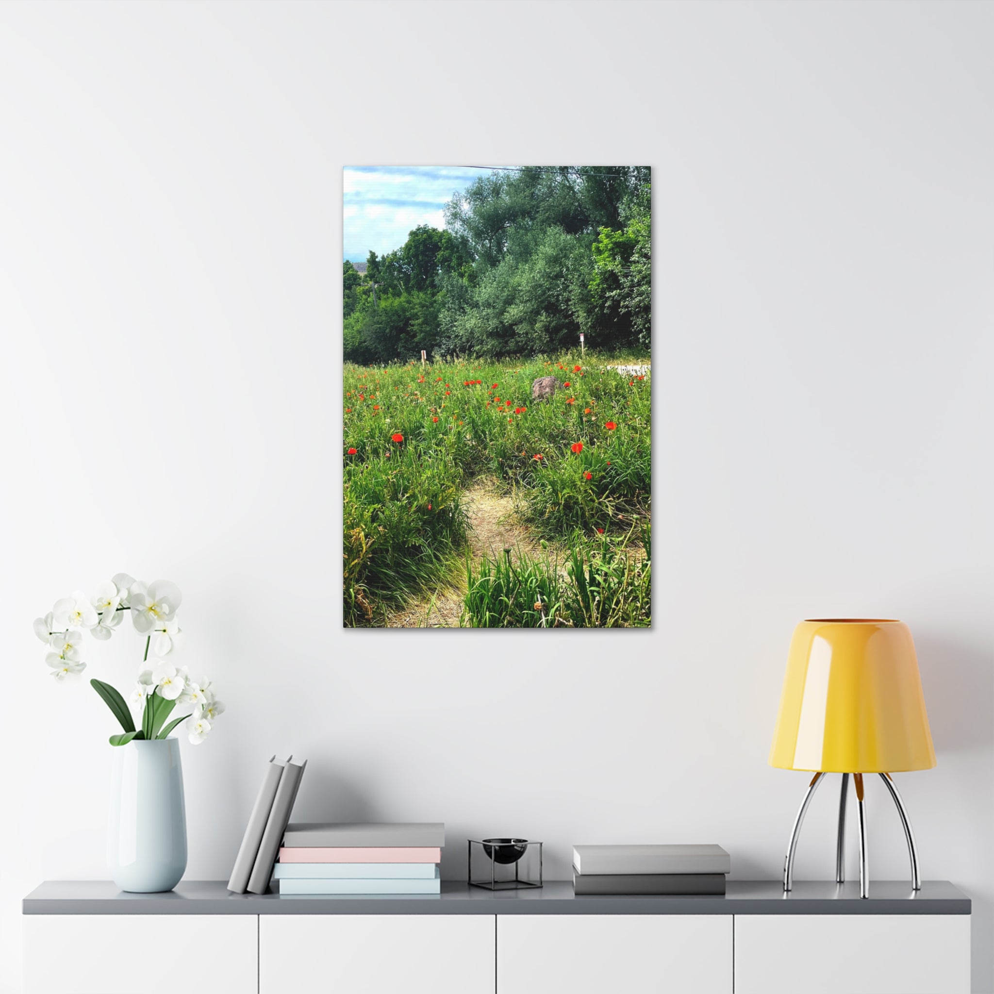 Utah Mountain Countryside Canvas Wrap