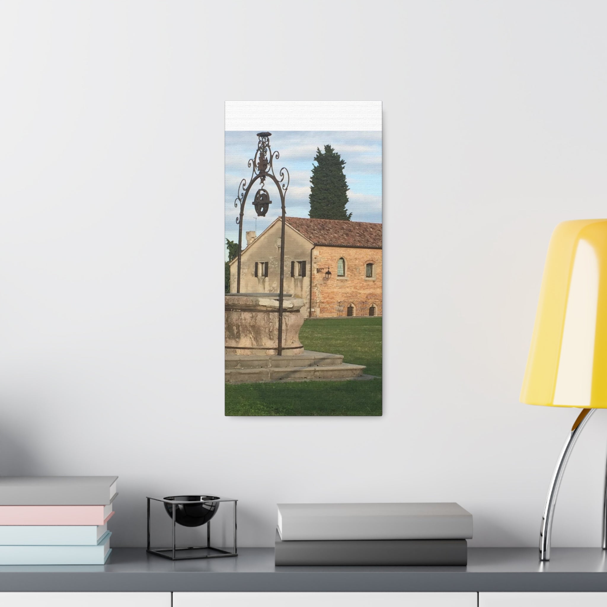 Italian Building Canvas Wrap