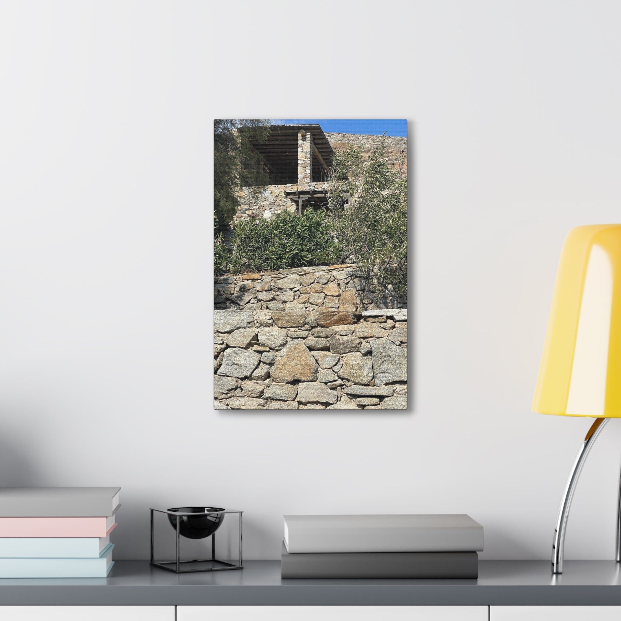 Mykonos Home Canvas Wrap