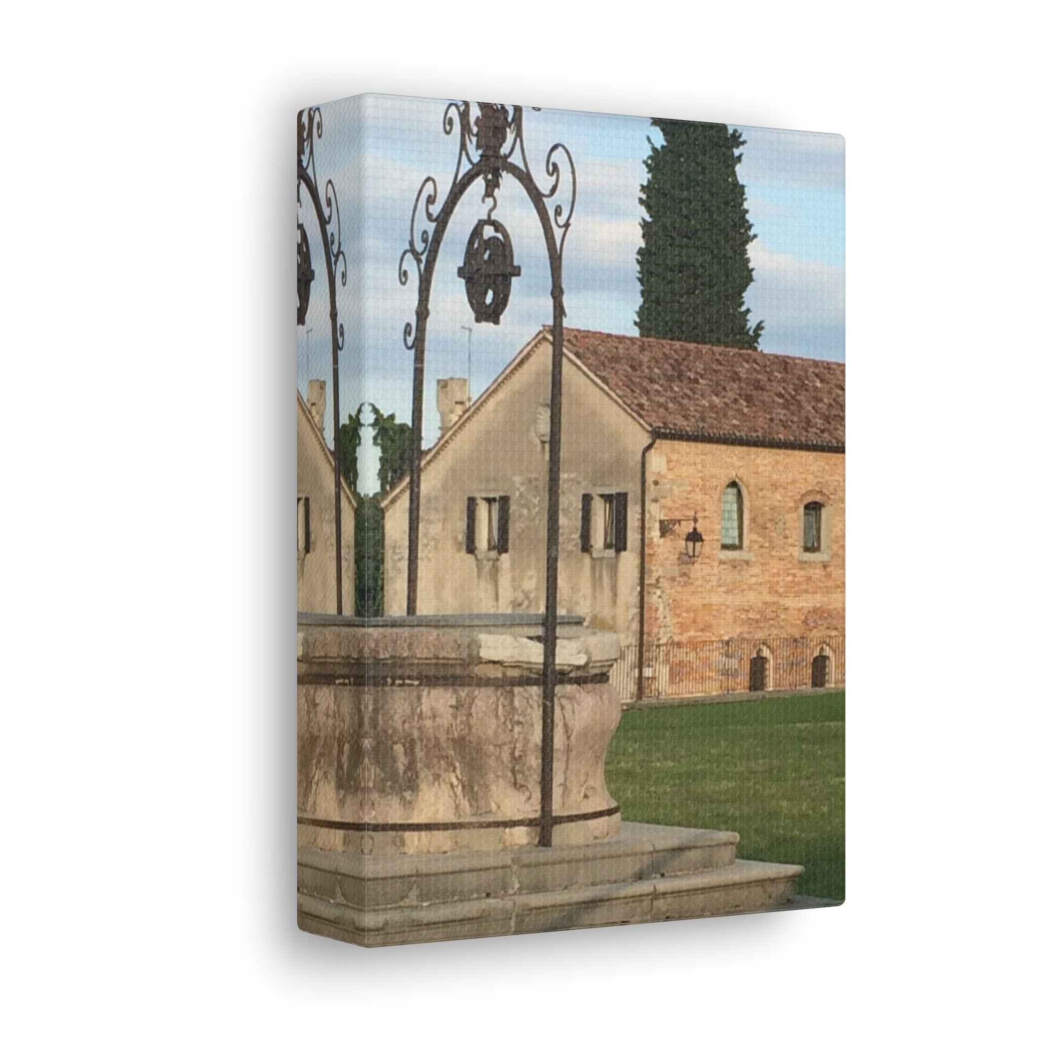 Italian Building Canvas Wrap