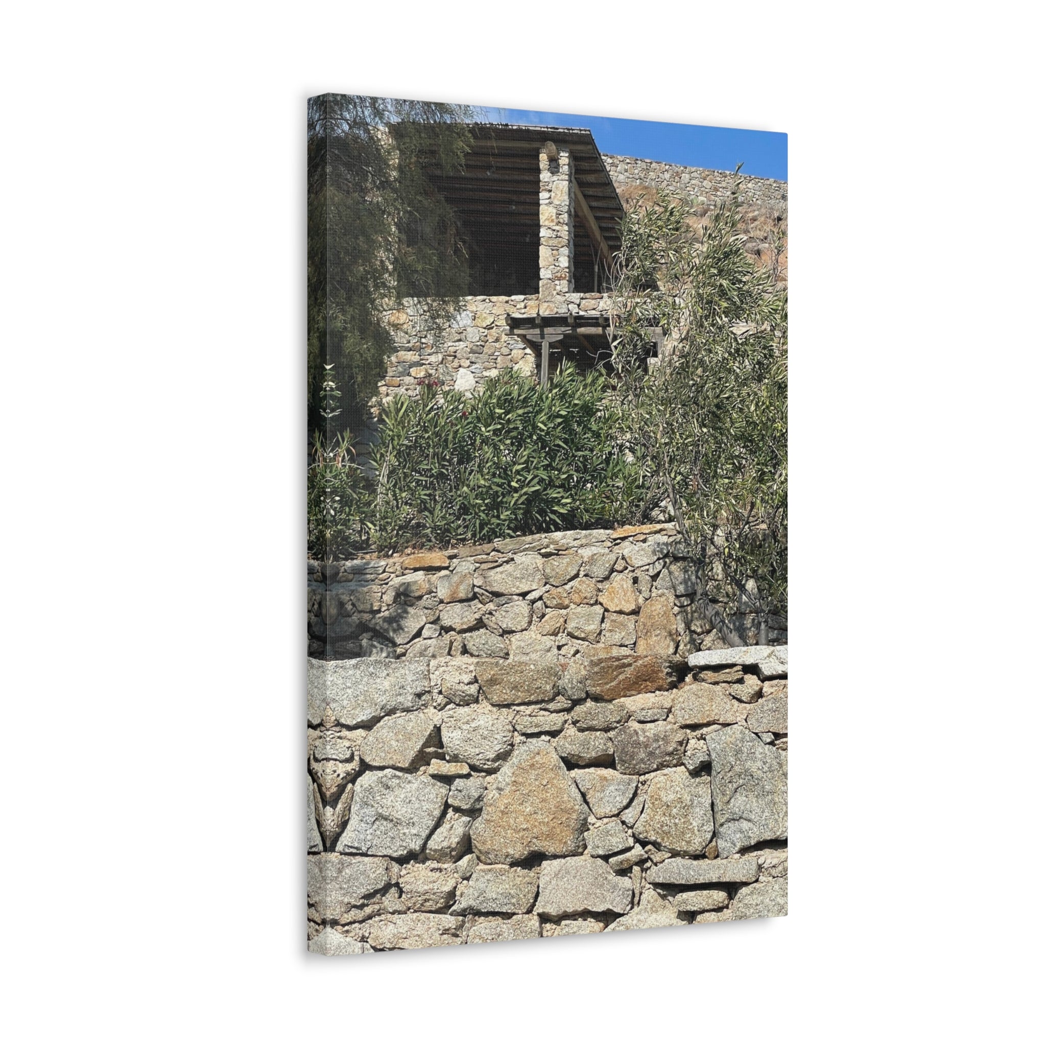 Mykonos Home Canvas Wrap