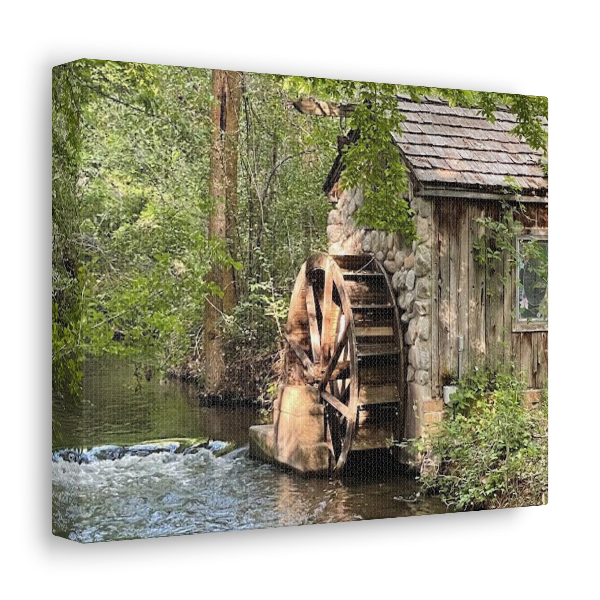 Old Wooden Mill Canvas Wrap